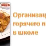 Организация горячего питания в школе